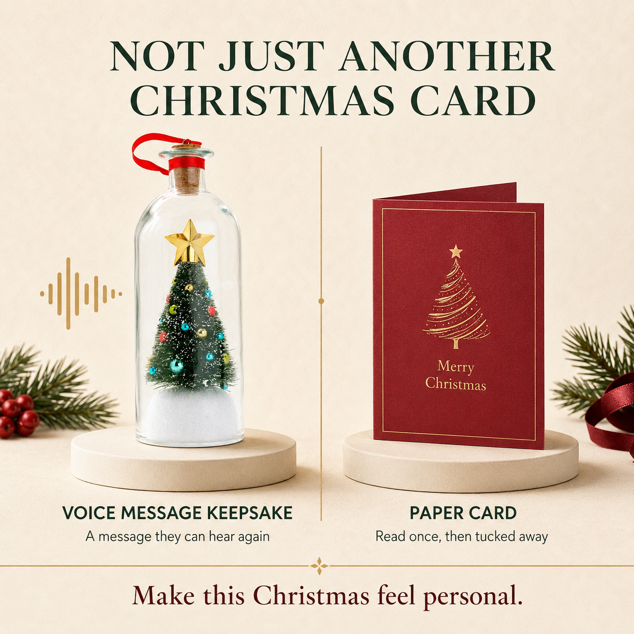 Cosmody™ Record-a-Message Christmas Tree